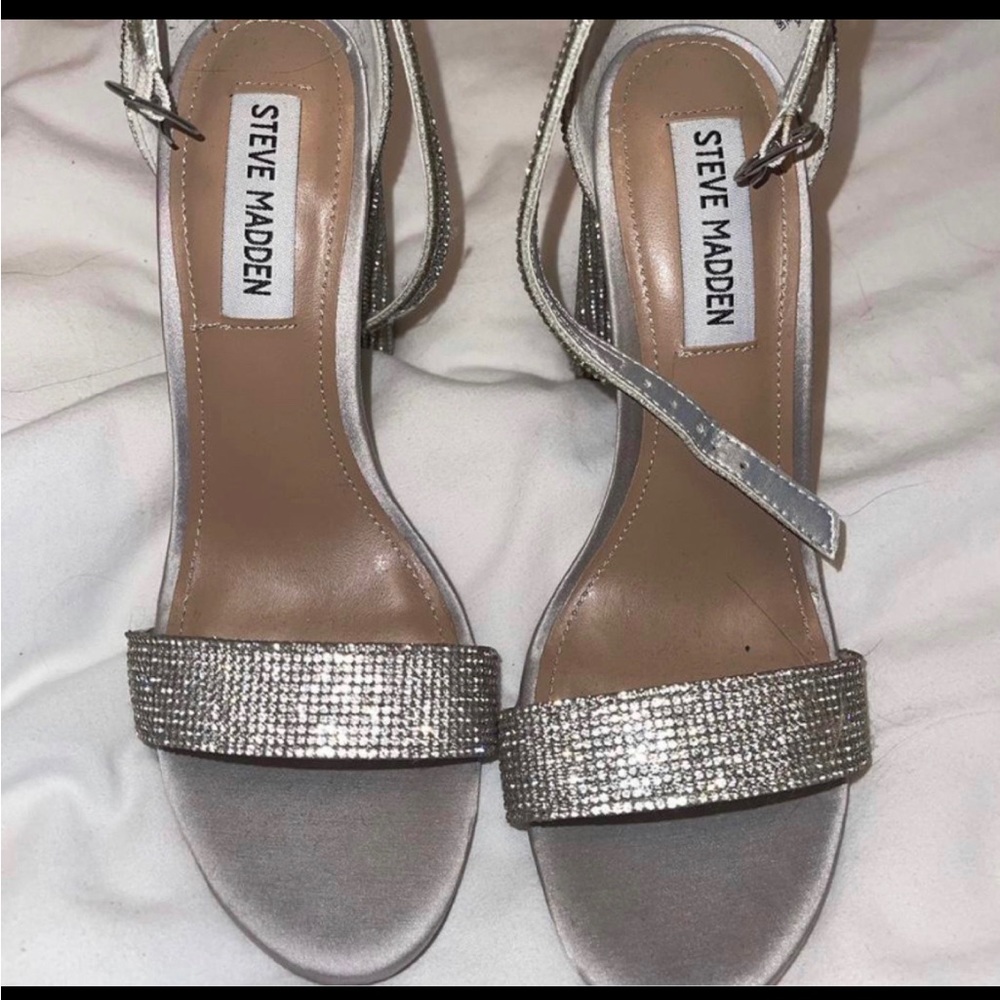 Steve Madden Rhinestone heels - Picture 2 of 3